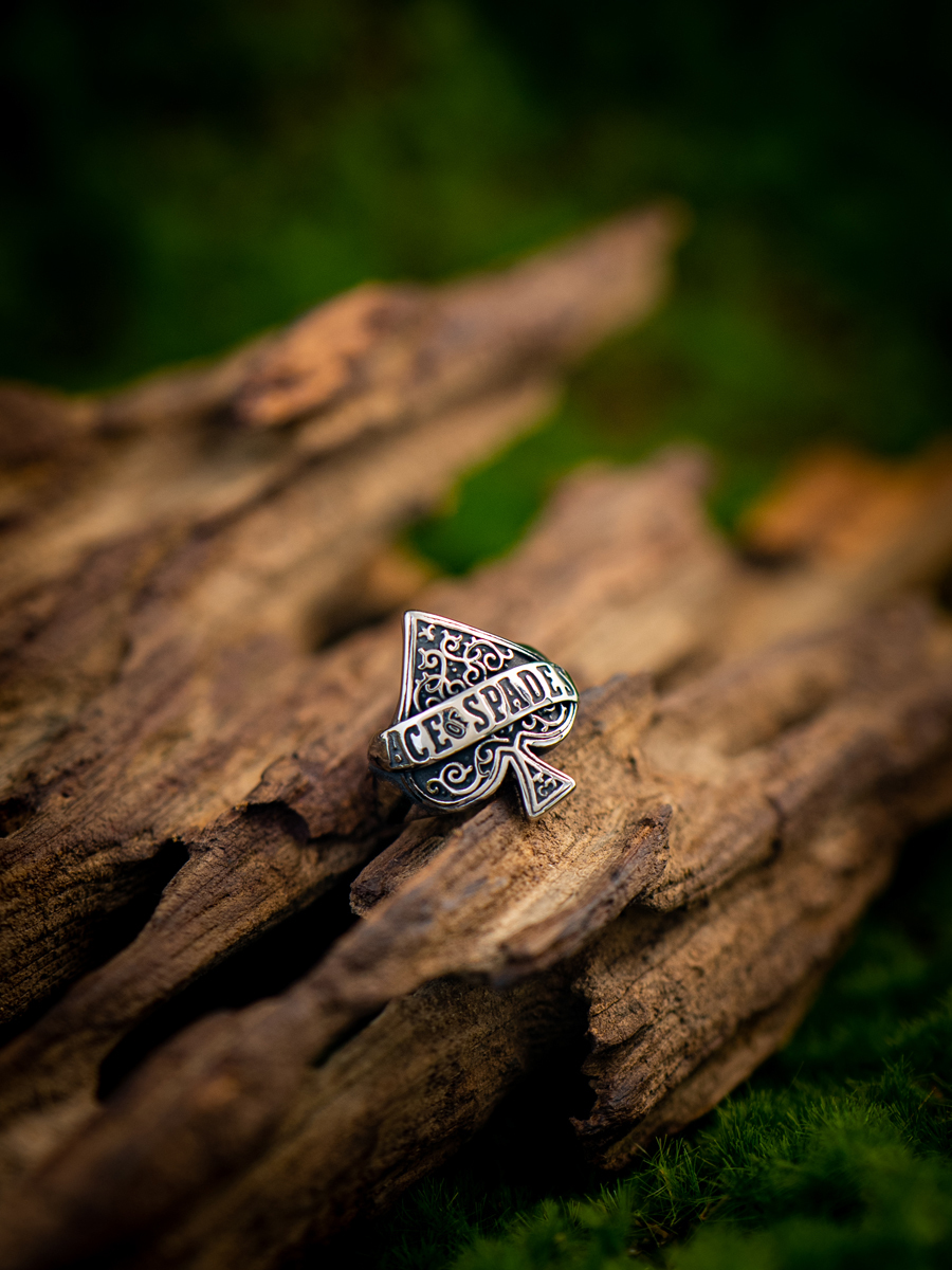 Classic Spade Ace Ring