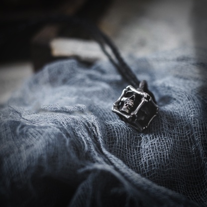 Imprisoned Skull Necklace