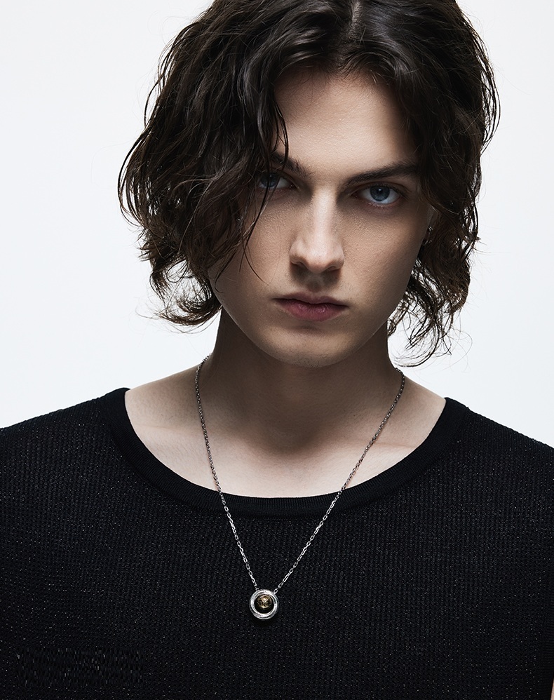 Mobius Loop Lucky Bead Necklace