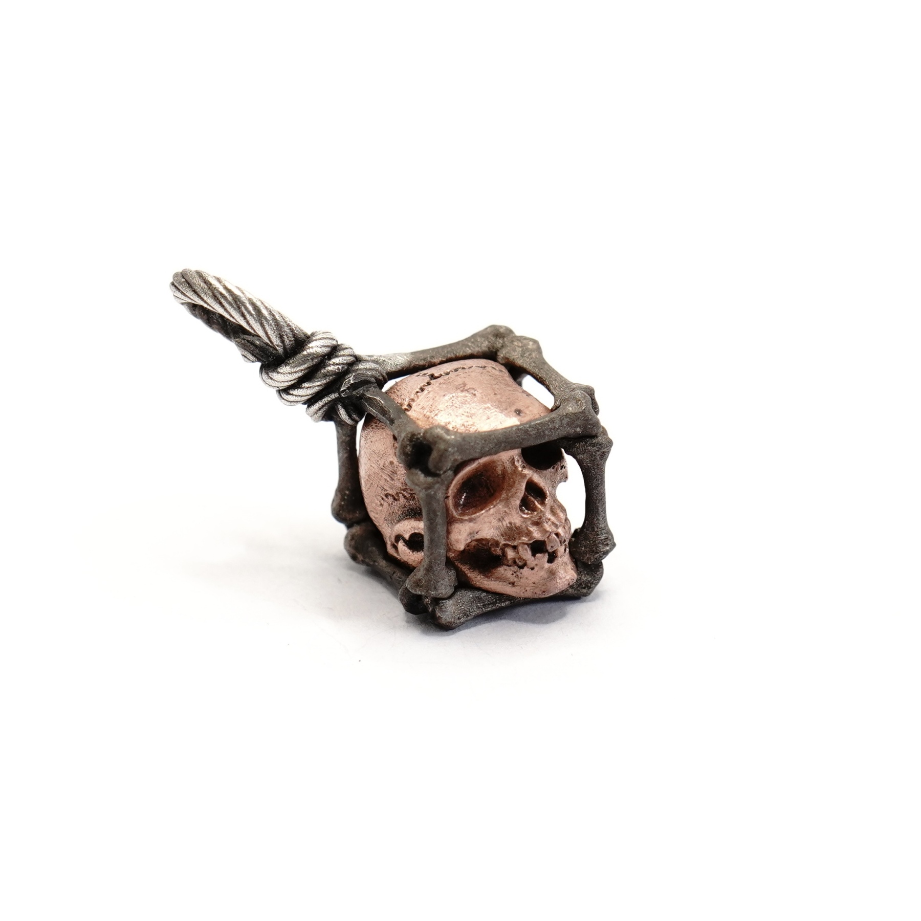 Imprisoned Skull Necklace