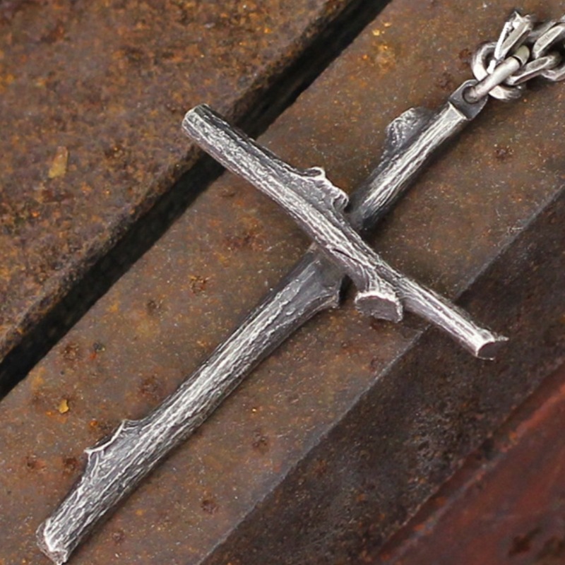 Wooden Cross Necklace