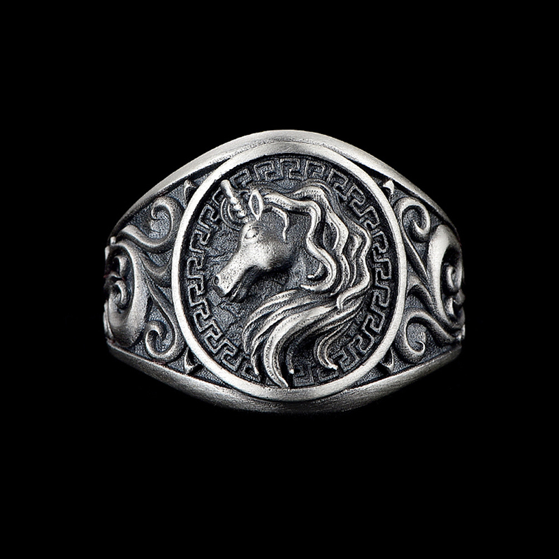 Personalized 3D unicorn ring