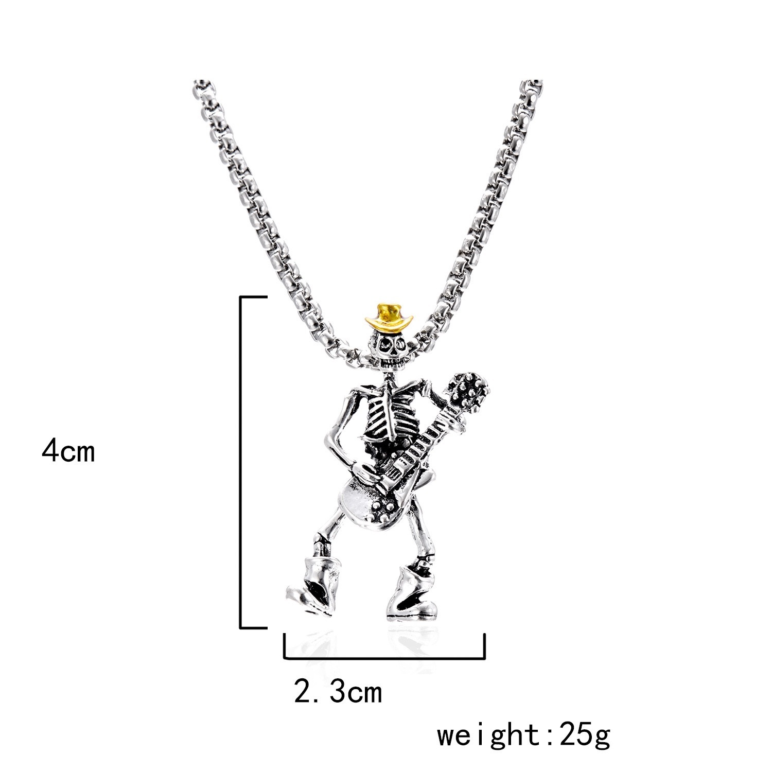 Vintage skull necklace