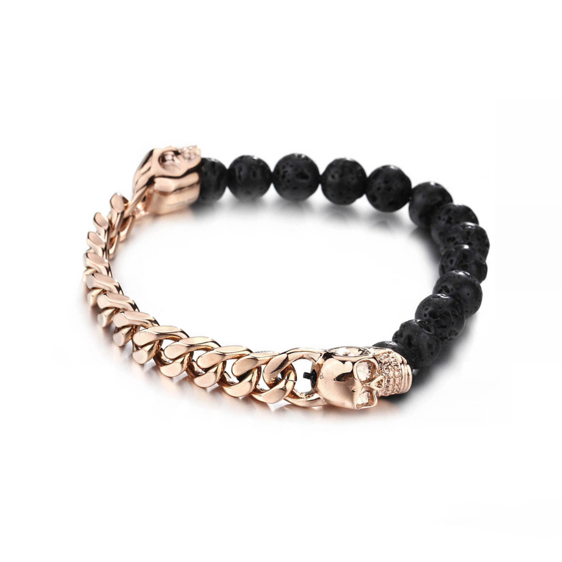 Sterling Silver Skull Bracelet