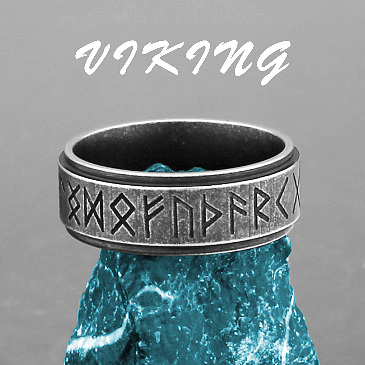 Viking Odin Rune Ring