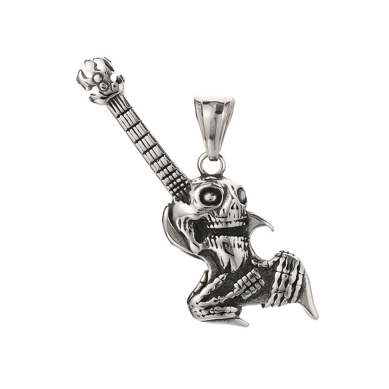 Rock instrument pendant necklace