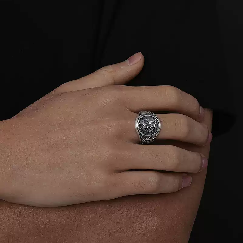 Personalized 3D unicorn ring
