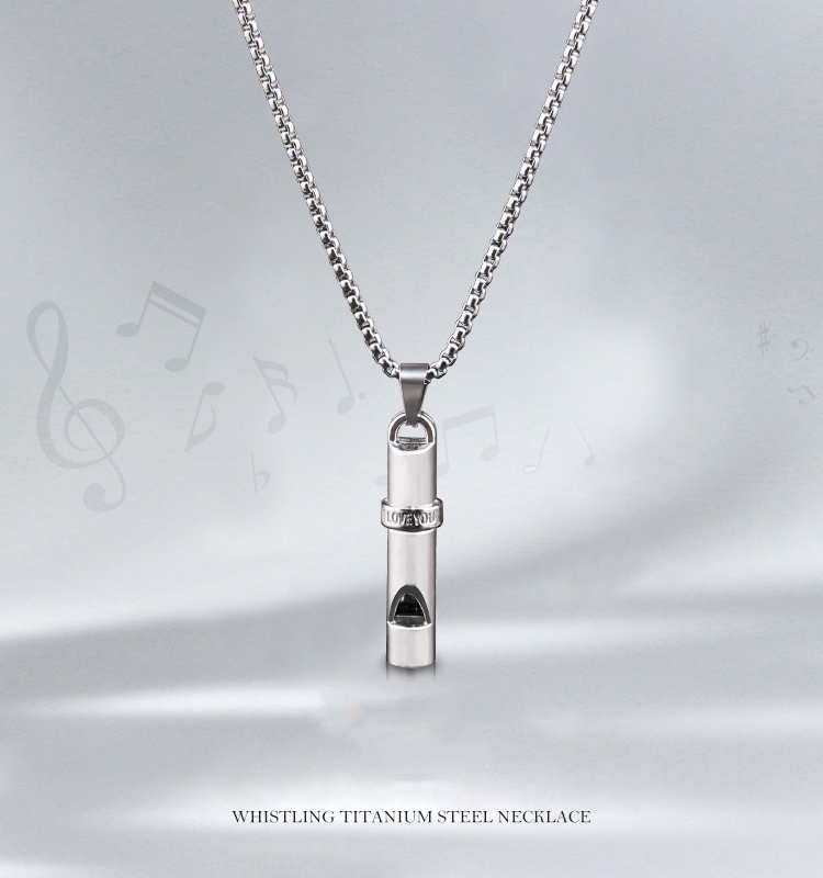 Whistle necklace