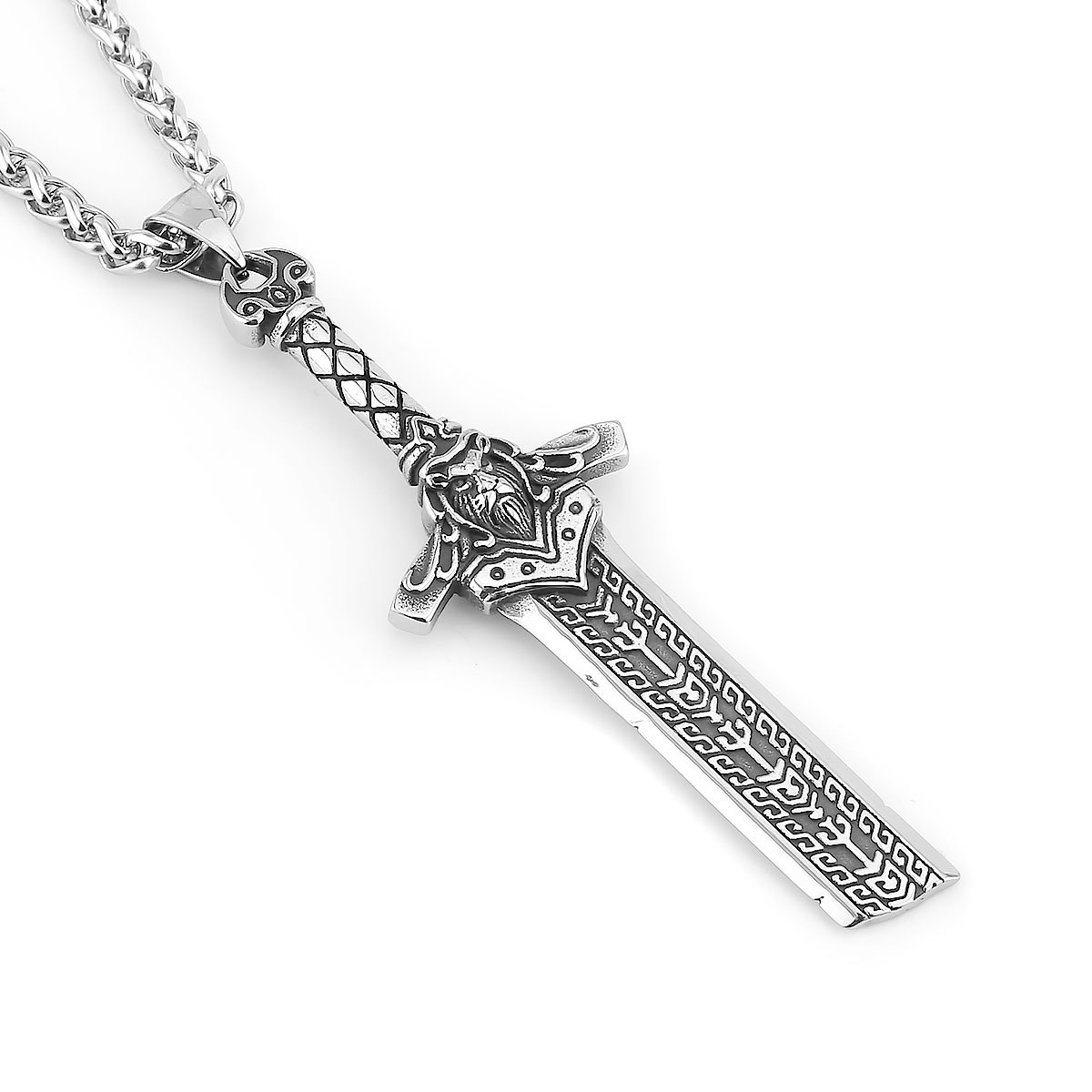 Viking King Broken Sword Necklace