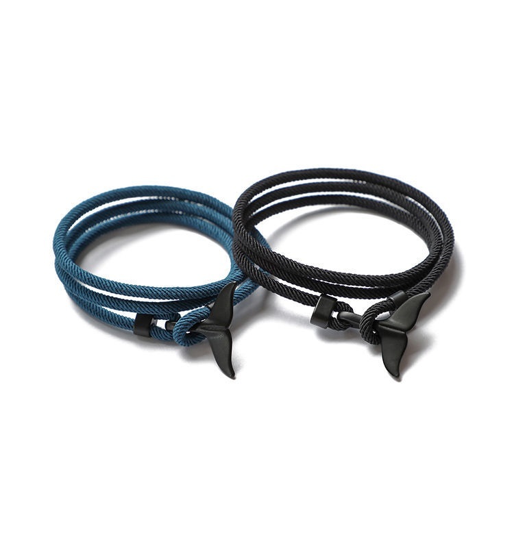 Whale Tail Braided Bracelet