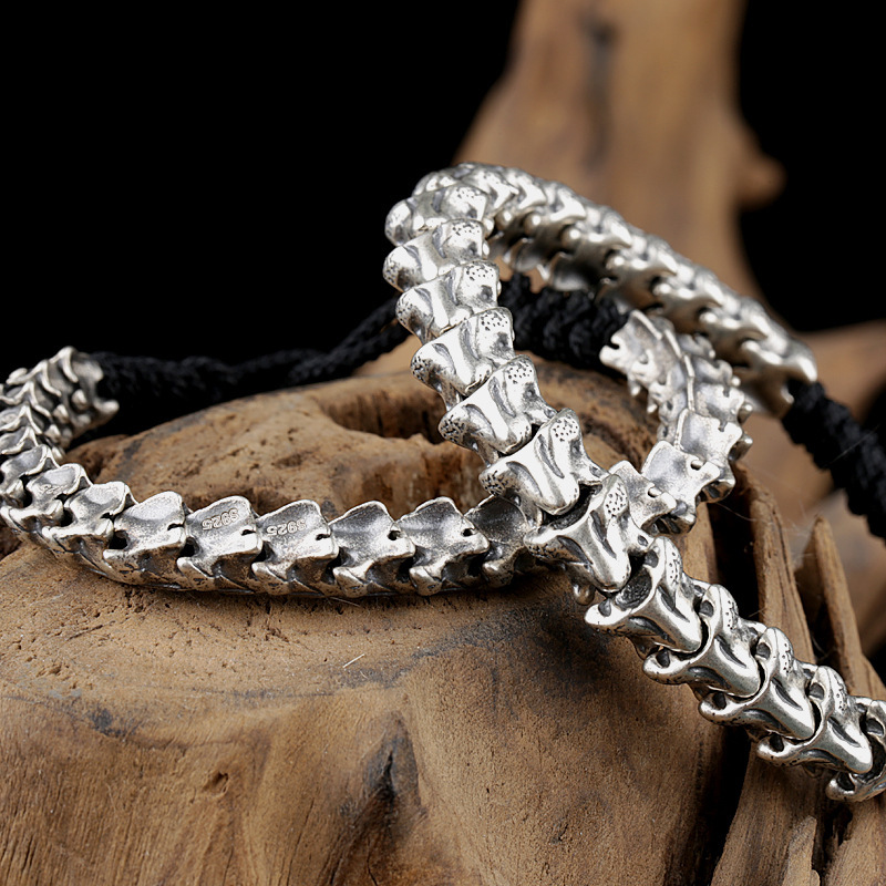 Retro Punk Spine Snake Bracelet