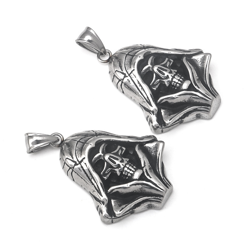 Undead Skull Pendant Necklace