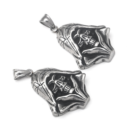Undead Skull Pendant Necklace