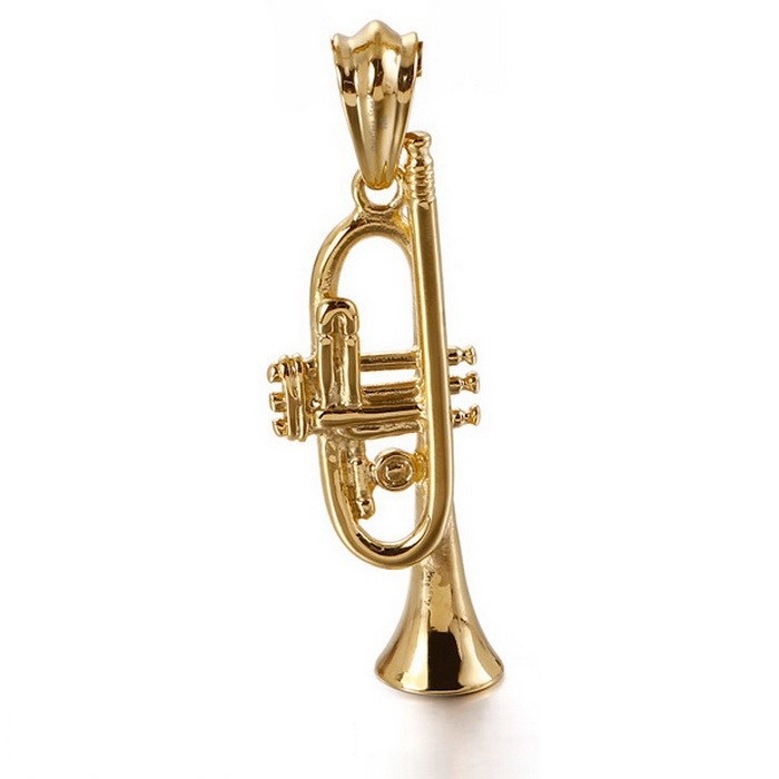 Rock instrument pendant necklace