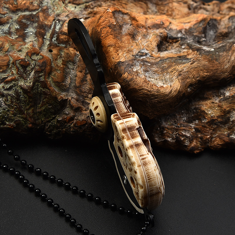 Skull Folding Knife
