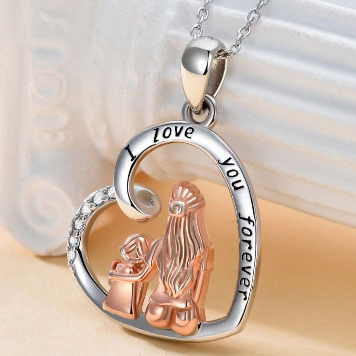Heart Shaped Mother's Day Necklace