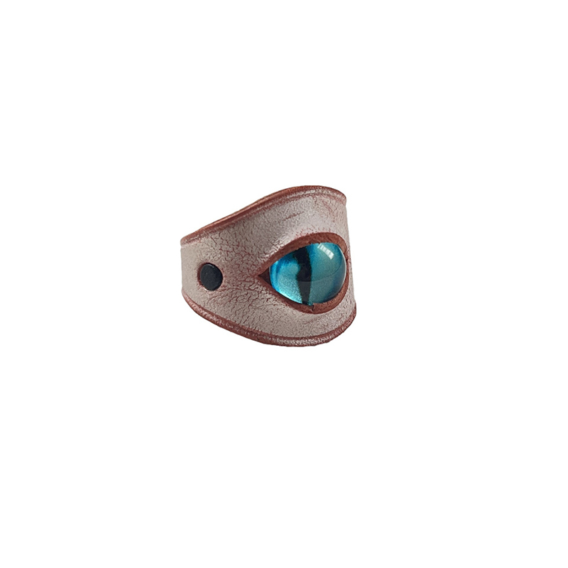 Parasitic leather eyeball handmade ring bracelet