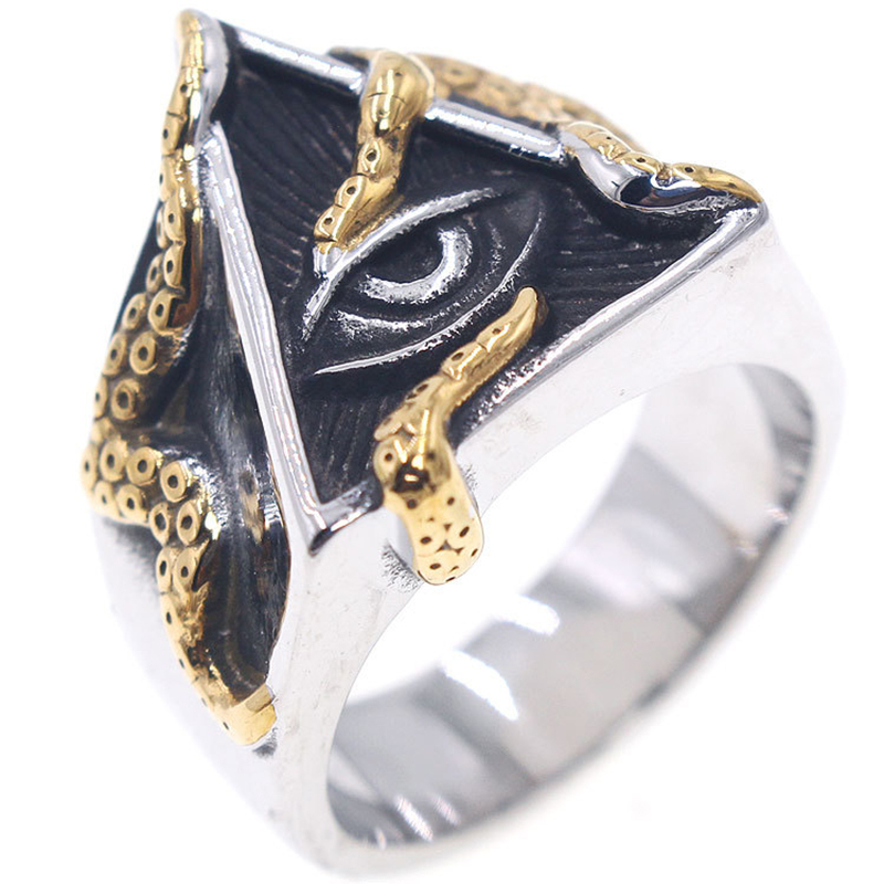 Vintage Triangle Eyed Snake Ring