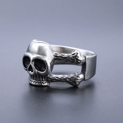 Skull Bone Shape Ring