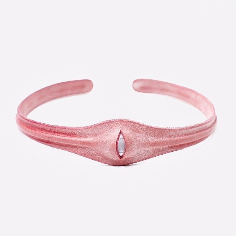 Parasitic leather eyeball handmade ring bracelet