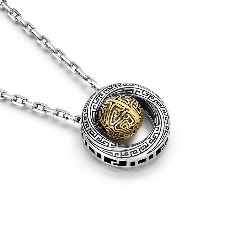 Mobius Loop Lucky Bead Necklace