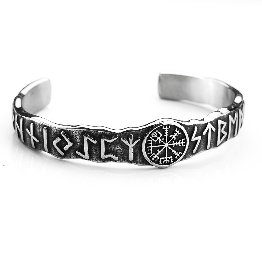 viking rune bangle