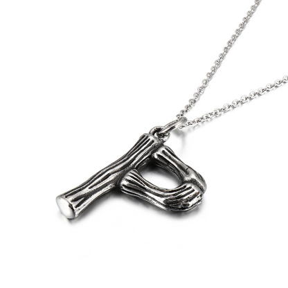 Alphabet Pendant Necklace