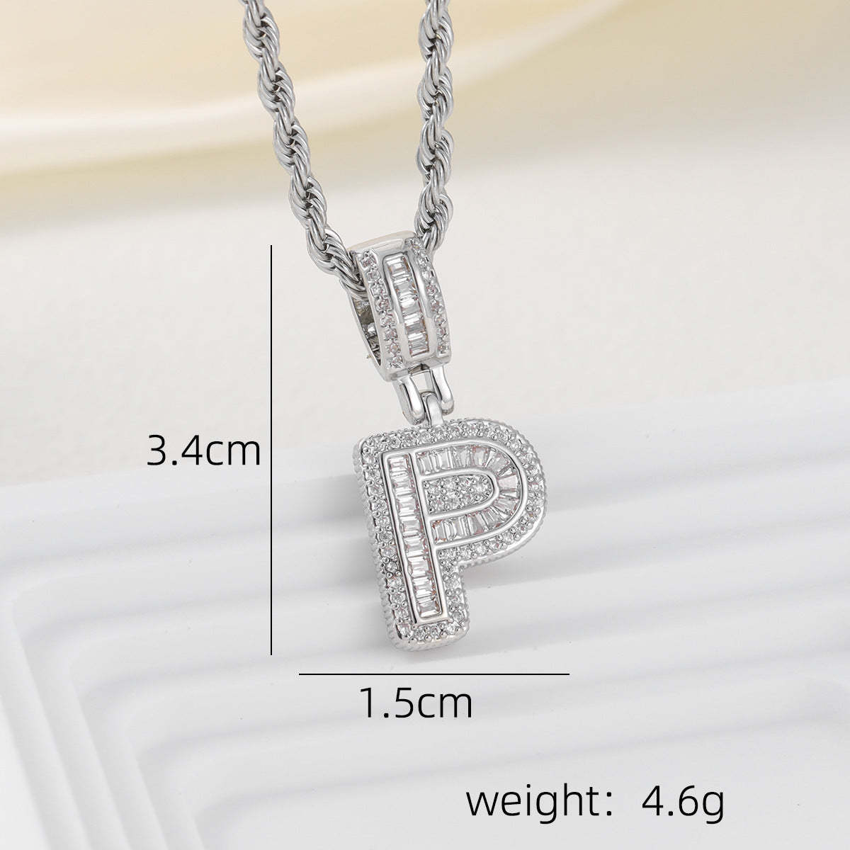 Alphabet Pendant Necklace