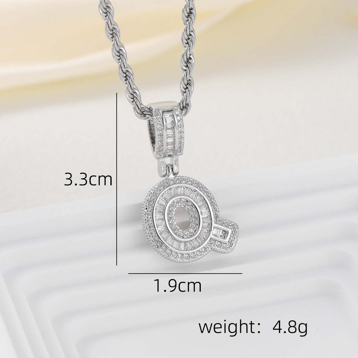 Alphabet Pendant Necklace