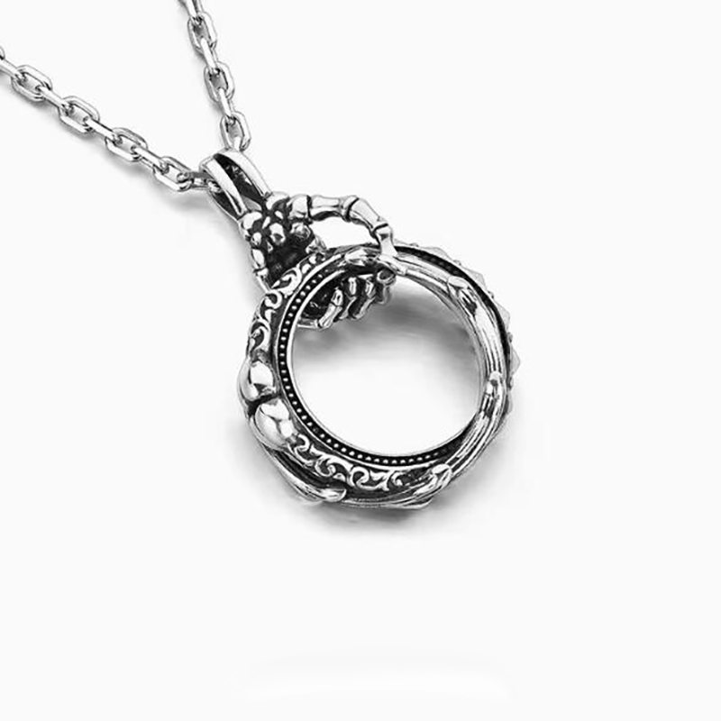 Ring of Hope 3D Skull Necklace