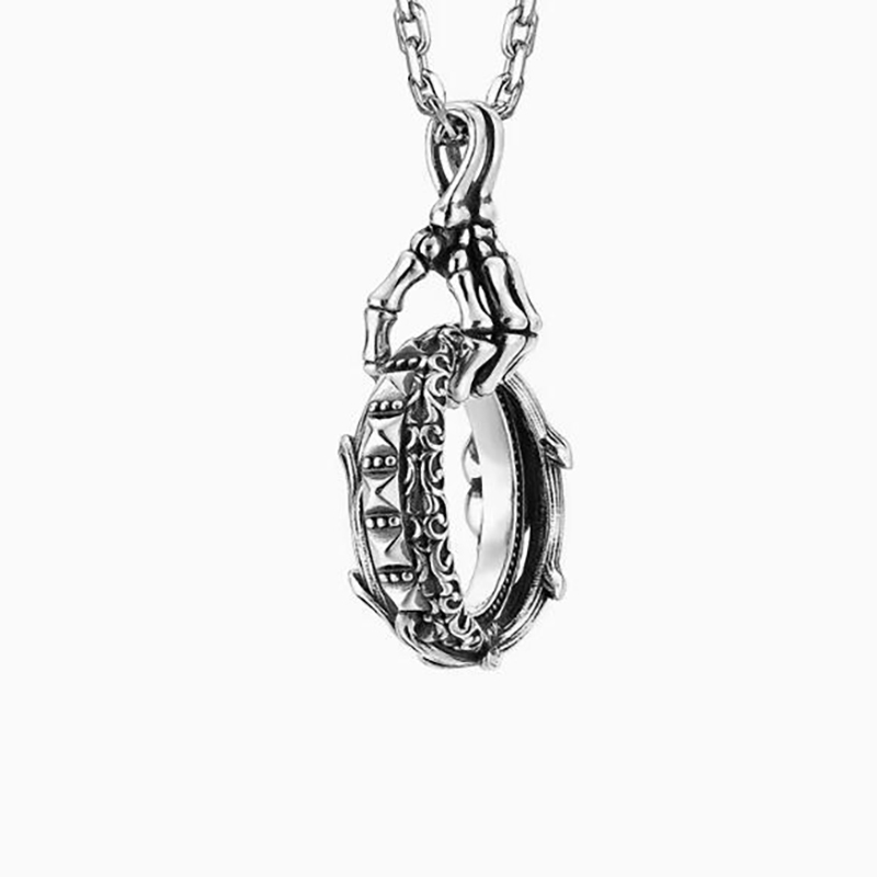 Ring of Hope 3D Skull Necklace