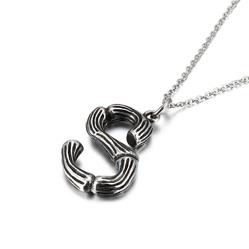 Alphabet Pendant Necklace