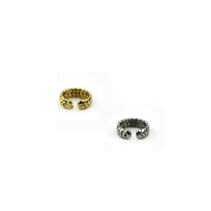 Simple and fashionable wheat ear couple trendy pinky ring