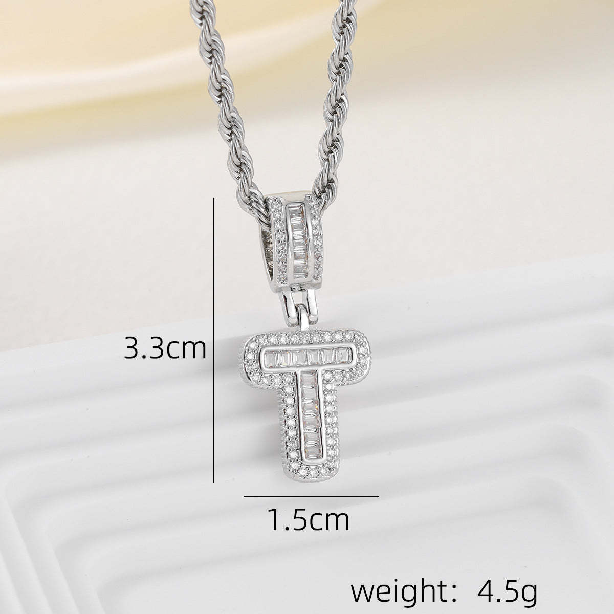 Alphabet Pendant Necklace