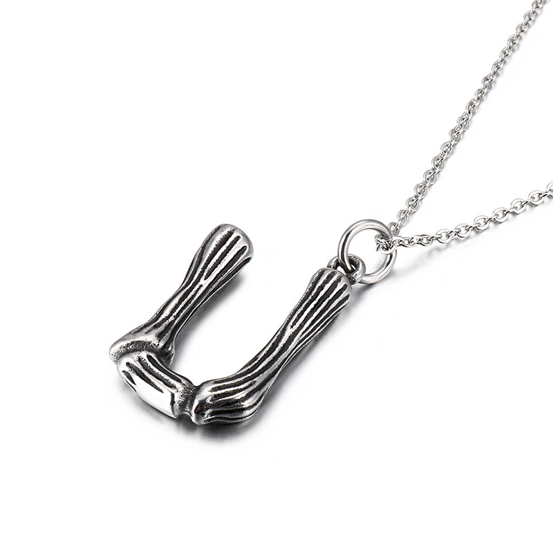 Alphabet Pendant Necklace