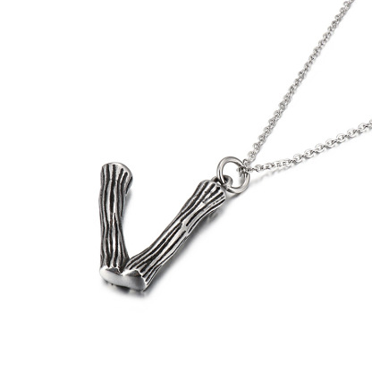 Alphabet Pendant Necklace