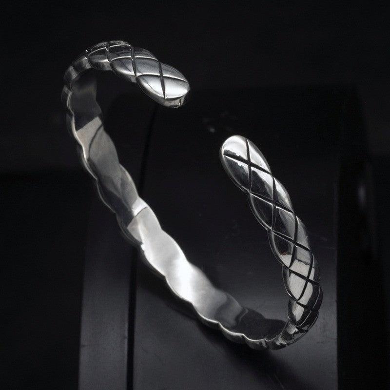 Vintage Diamond Bracelet - Viking Jewelry - Urcsilver