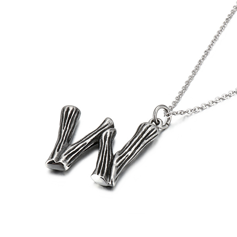 Alphabet Pendant Necklace