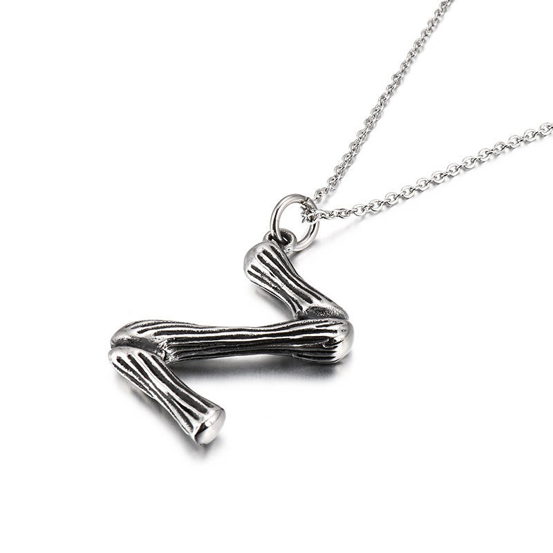 Alphabet Pendant Necklace