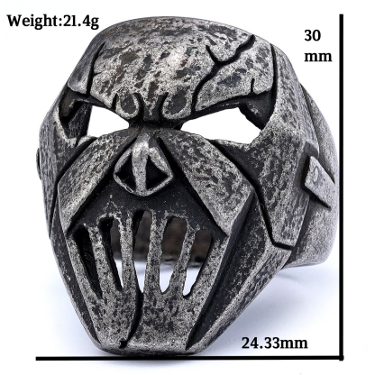 Tusk Mask Ring