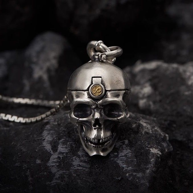 Skull - Openable Pendant Necklace