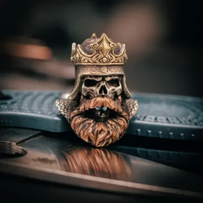 King Samurai Car Keychain
