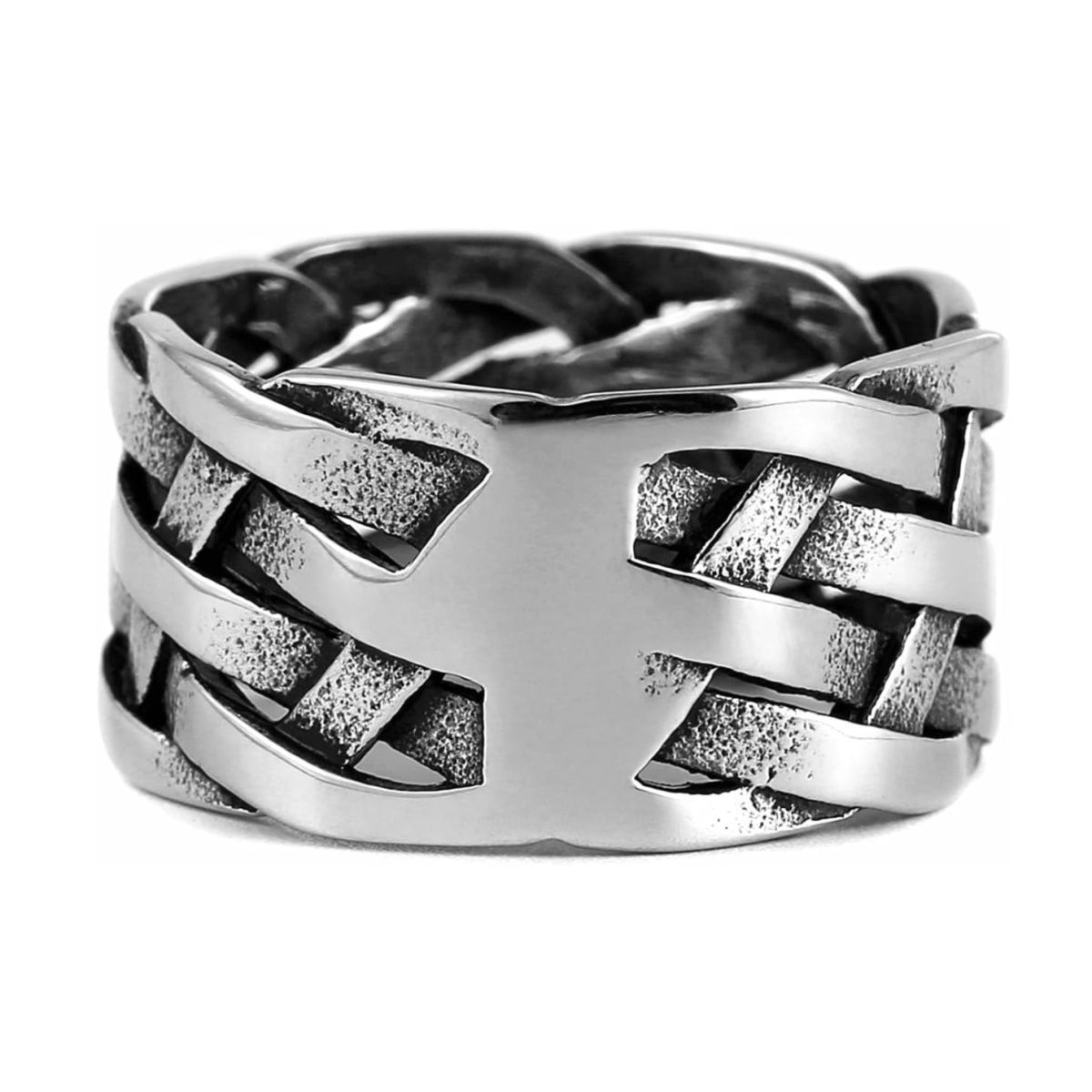 Vintage Wide Woven Ring