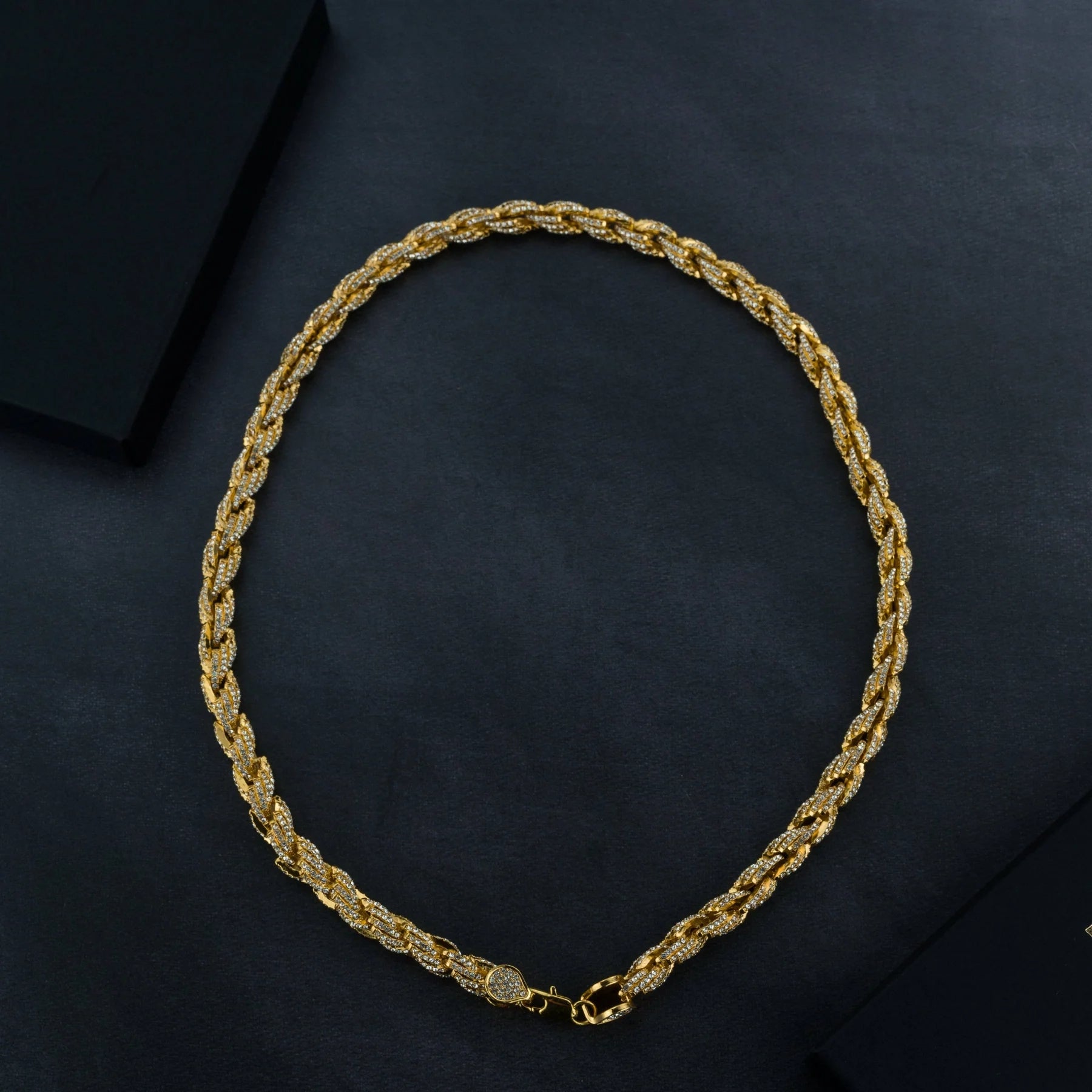 9mm Iced Rope Bracelet & Chain Bundle