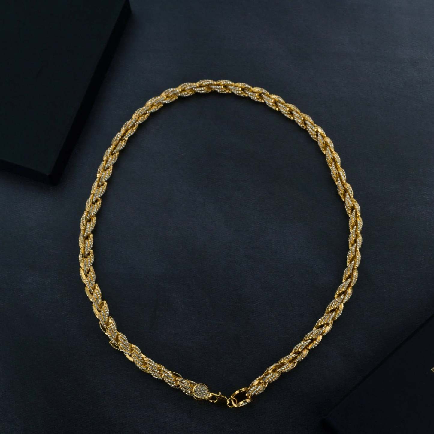 9mm Iced Rope Bracelet & Chain Bundle