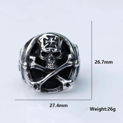 Pirate Skull and Cross Ring