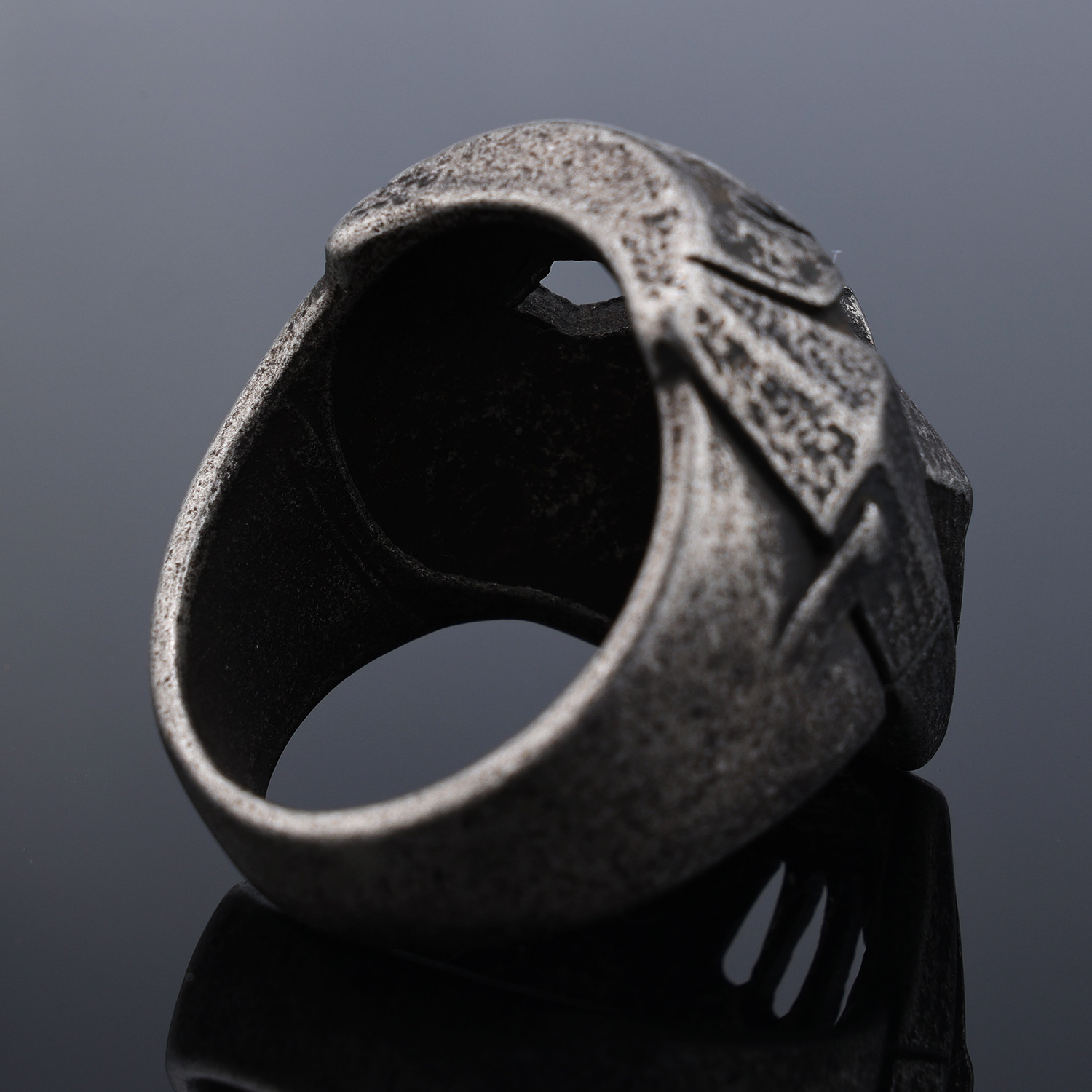 Tusk Mask Ring
