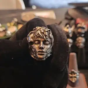 Punk Vintage Personalized Open Rings