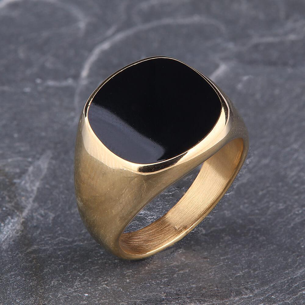 Exquisite Stainless Steel Men's Ring - Viking Jewelry - Urcsilver