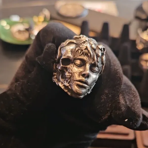 Punk Vintage Personalized Open Rings